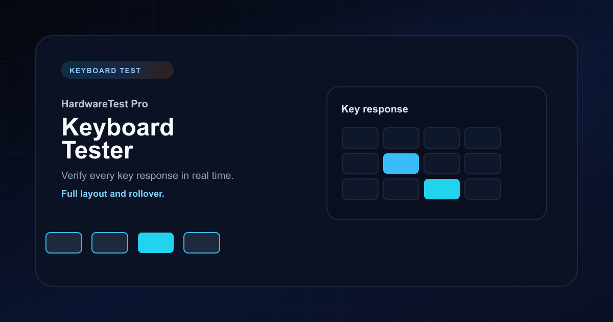 Keyboard Polling Rate Test - Free Online Keyboard Test
